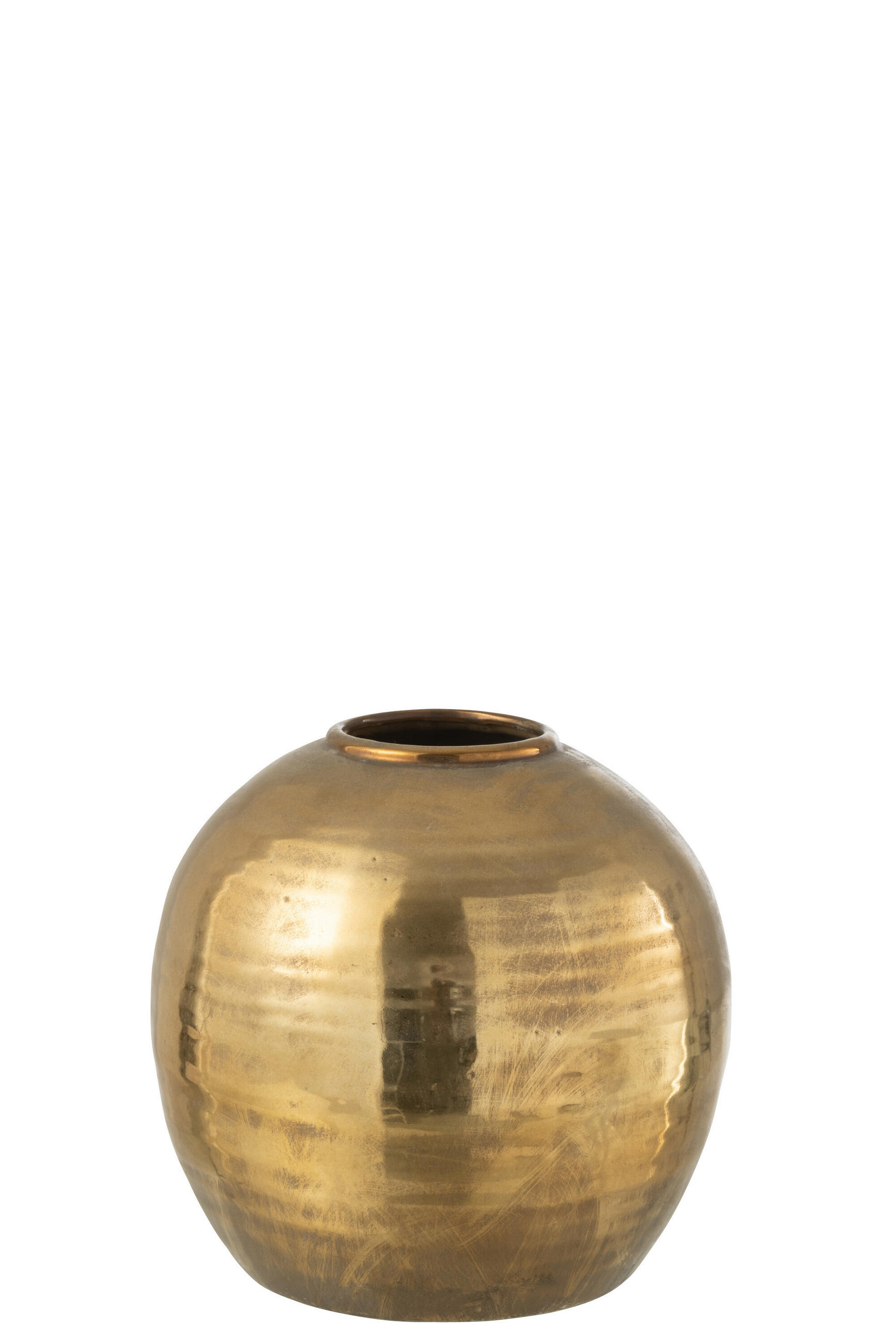 VASE ARY - Töpferei - Gold - S - Ø 30 cm - Goldfarben, Keramik (28cm) - J-Line
