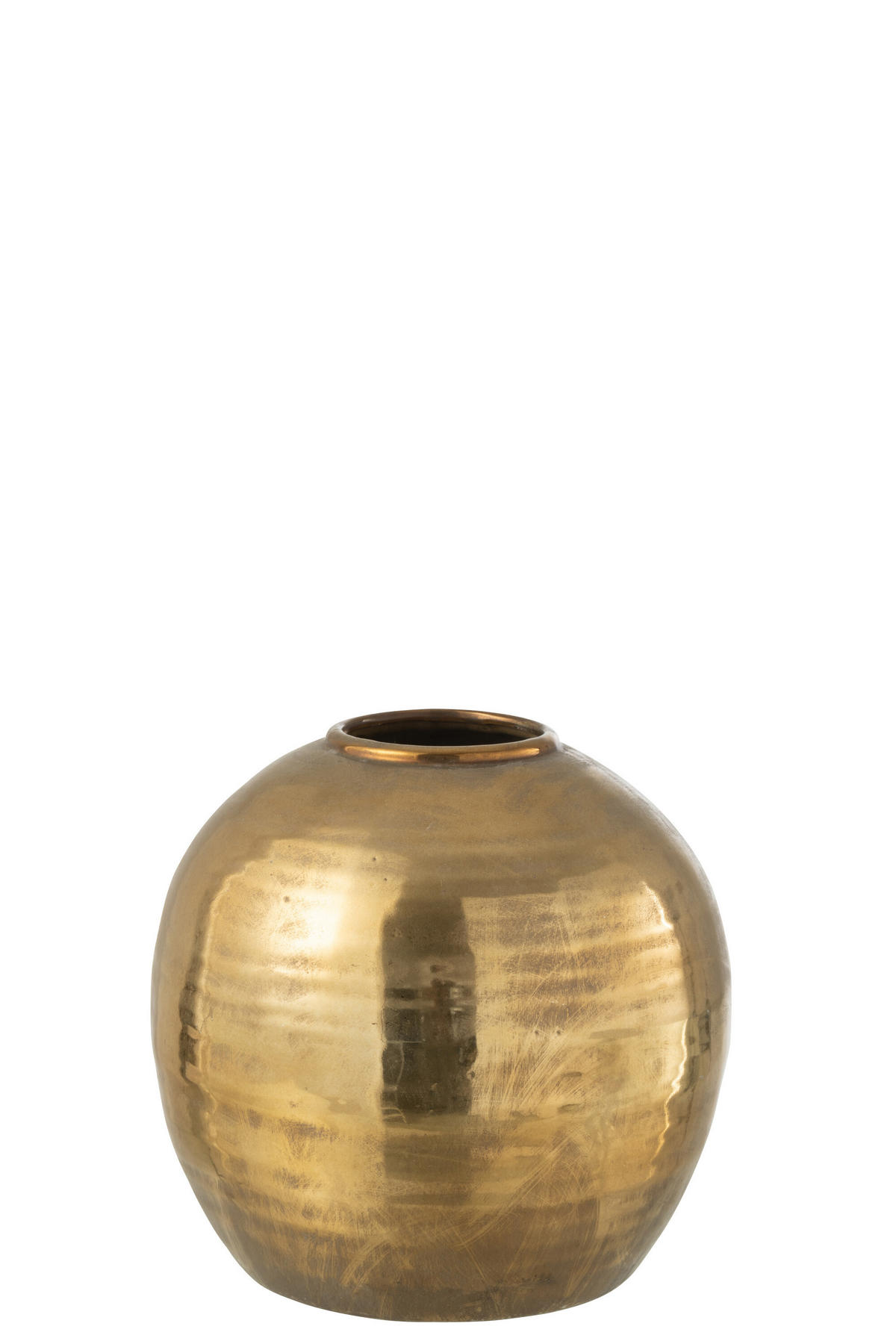 VASE ARY - Töpferei - Gold - S - Ø 30 cm - Goldfarben, Keramik (28cm) - J-Line