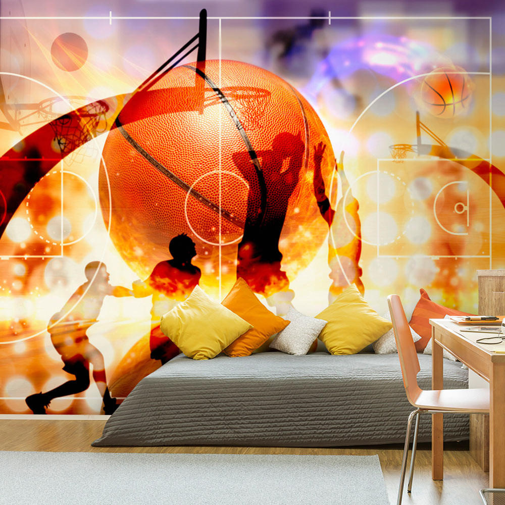 SELBSTKLEBENDE FOTOTAPETE 294/210 cm - Gelb/Orange, Kunststoff/Textil (294/1cm) - KUNSTLOFT