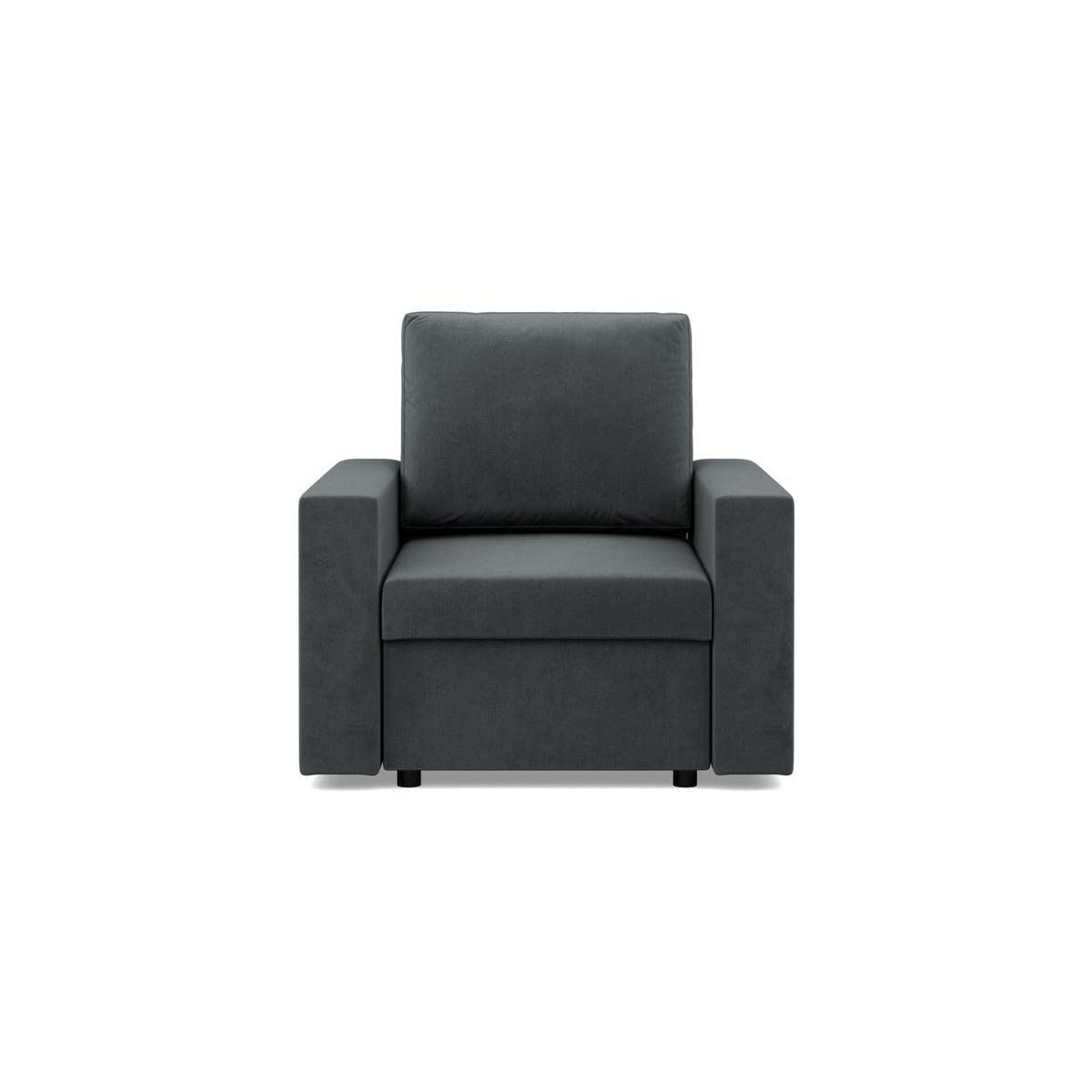 LOUNGESESSEL NEO, Dunkelgrau - Grau, Textil (83/85/92cm) - Mebligo