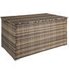 AUFLAGENBOX Oslo,145 x 82,5 x 79,5 cm,natur - Naturfarben, Kunststoff (82.5/79.5/145cm) - tectake