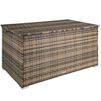 AUFLAGENBOX Oslo,145 x 82,5 x 79,5 cm,natur - Naturfarben, Kunststoff (82.5/79.5/145cm) - tectake