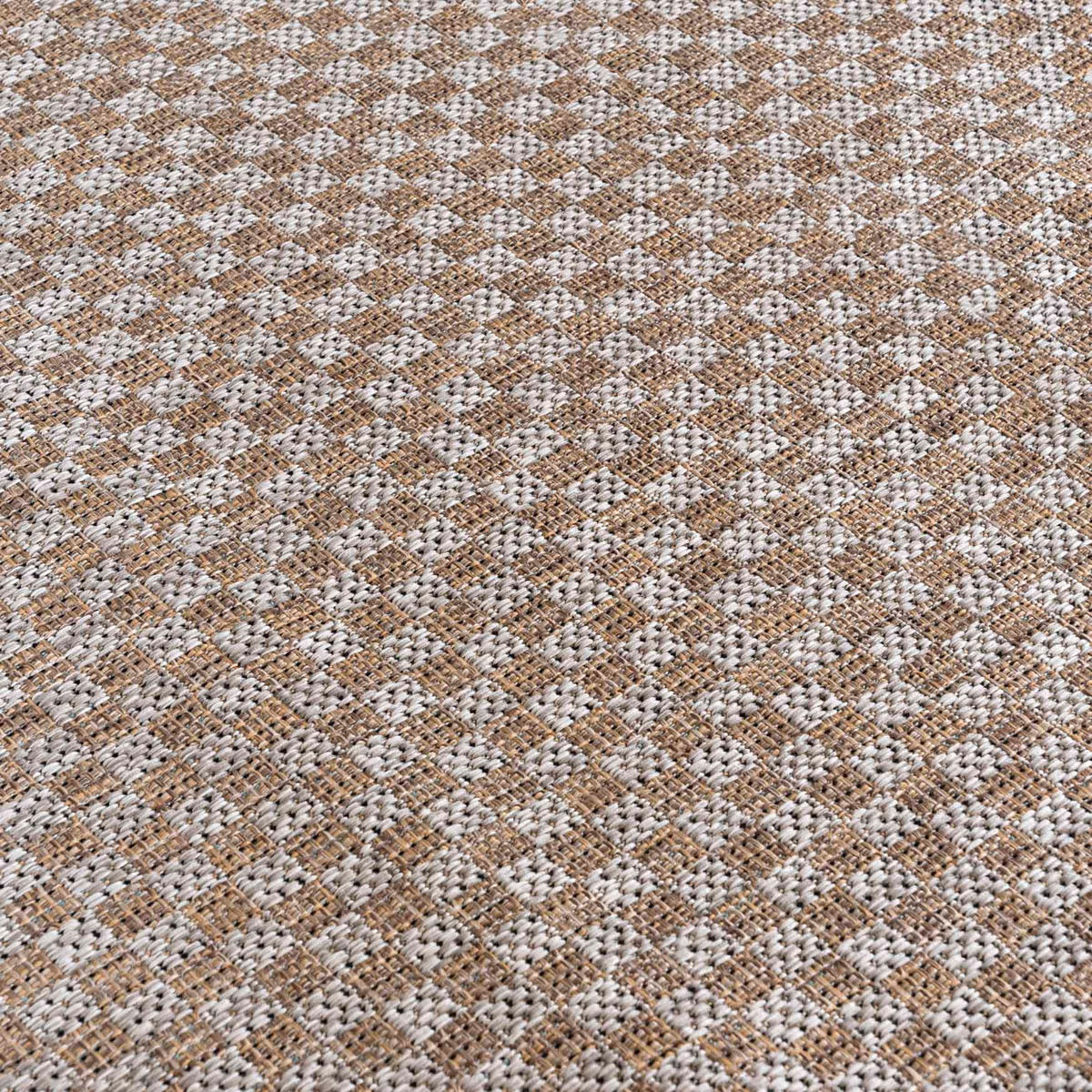 TEPPICH Braun Grau geometrisch - 240 x 330 cm - Creme/Braun, Textil (240/330cm) - Mazovia