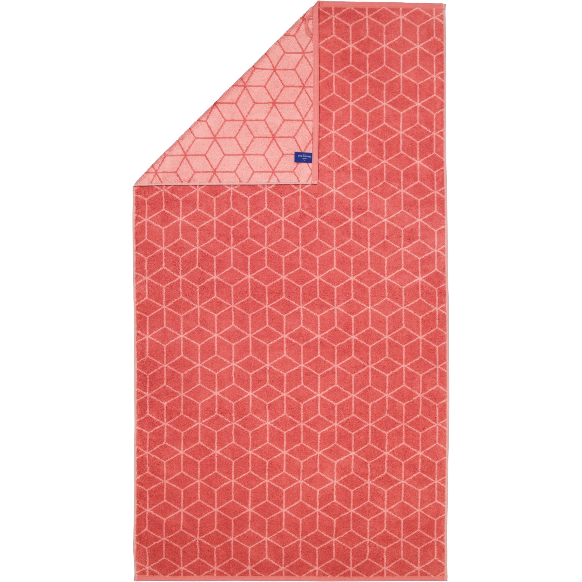 HANDTÜCHER COORDINATES CARRÉ 2557 CORAL - 22 - Rot, Textil (80/150cm) - Zöllner