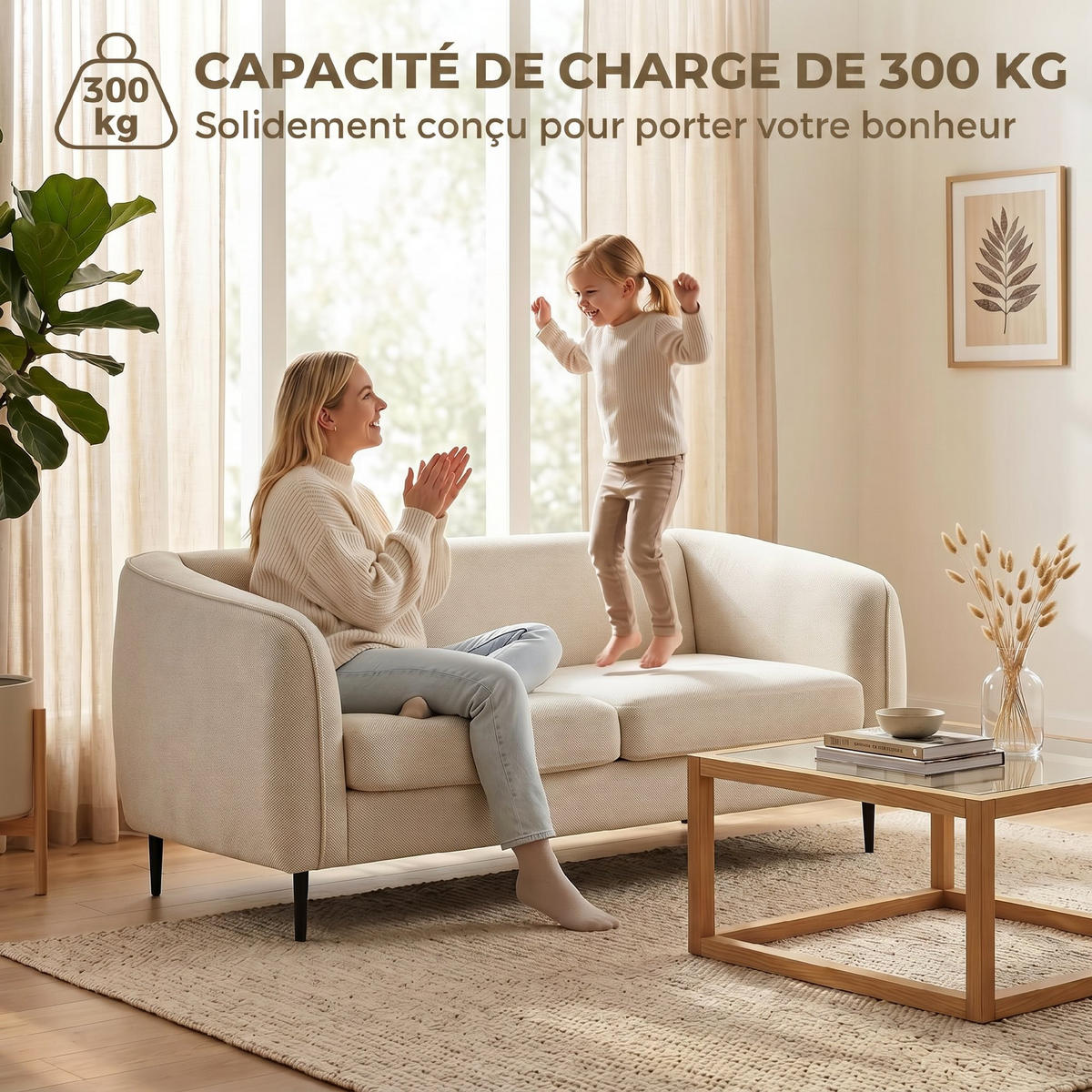 SOFA, 2-Sitzer, Samt, 160cm, Federkernkissen, beige - Multicolor, Holzwerkstoff (160/72/76cm) - FORIOUS