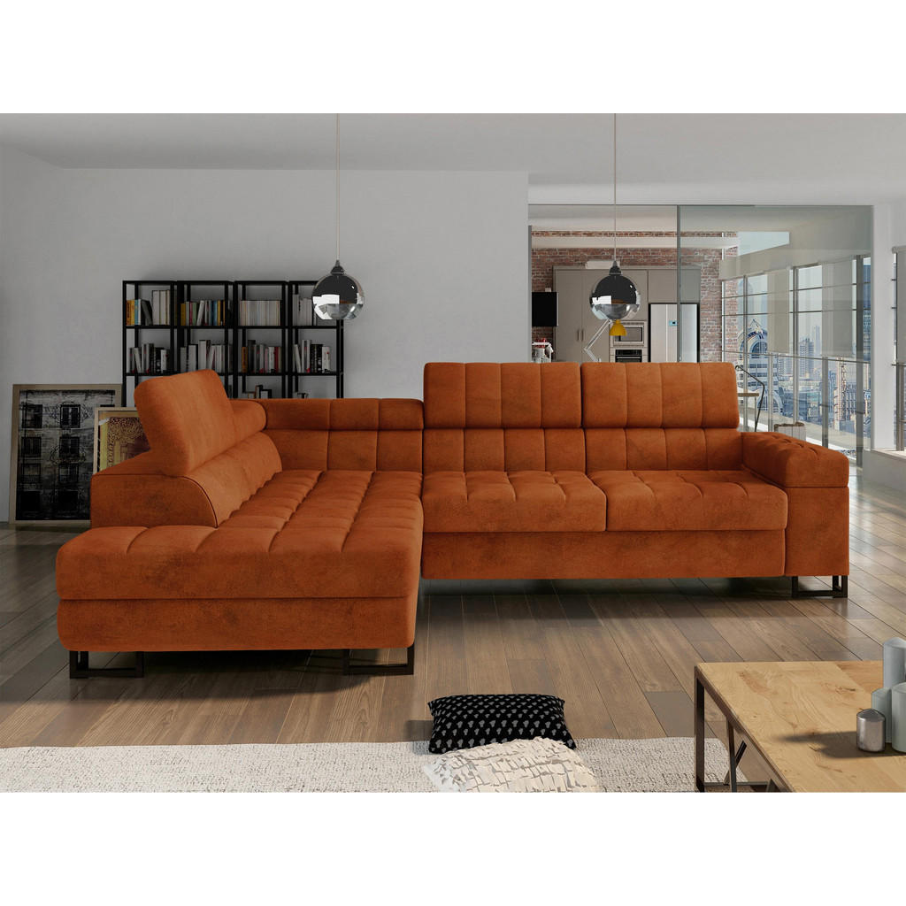 Thumbnail - Mirjan24 Ecksofa, Bronze, Textil, 5-Sitzer, L-Form, 271x203 cm, Wohnzimmer, Sofas & Couches, Wohnlandschaften, Ecksofas