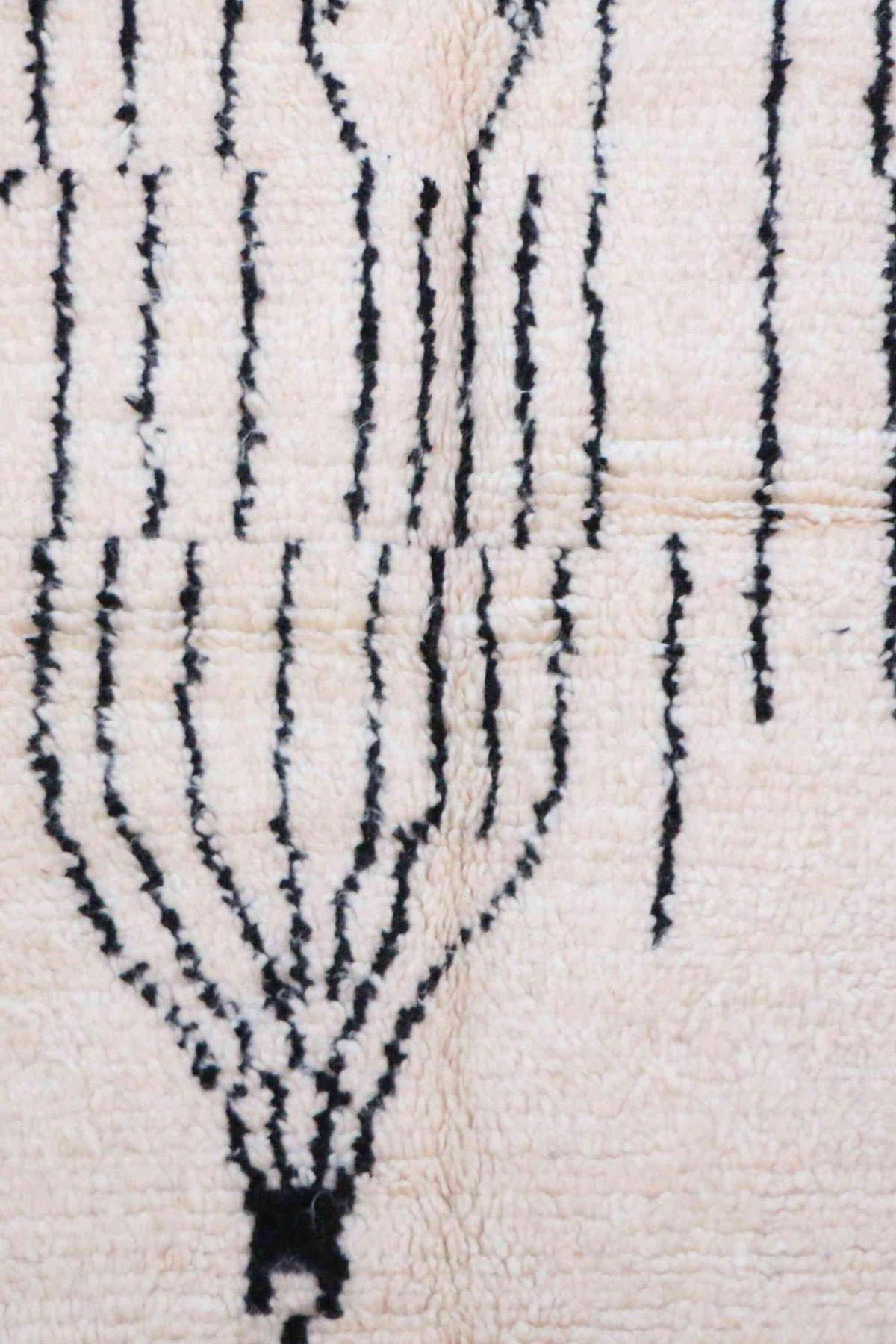 BERBERTEPPICH aus Marokko aus reiner Wolle 140x 200 cm - Beige, Naturmaterialien (140/200cm) - AFK Living