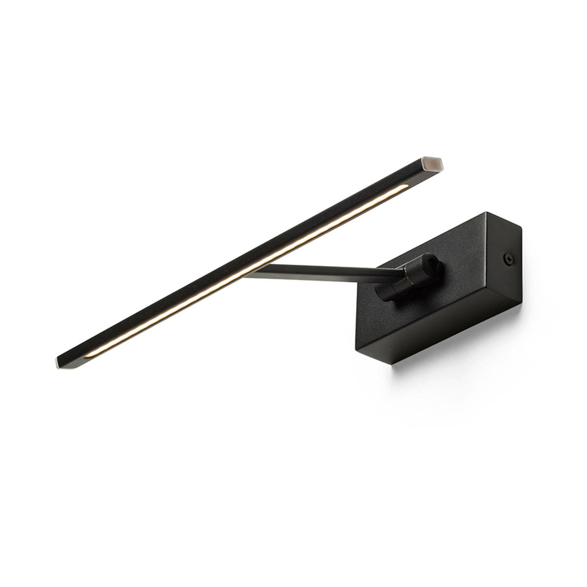 WANDLEUCHTE FRESCO 34 Schwarz 6 W - Schwarz, Metall (18/5/34cm) - Rendl