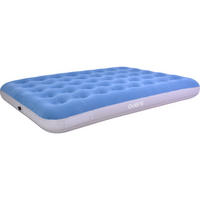 LUFTBETT Luftmatratze Camping 2 Personen 191x137x22cm blau aufblasbar ohne Pumpe - Blau, Kunststoff (137/191cm) - Avenli