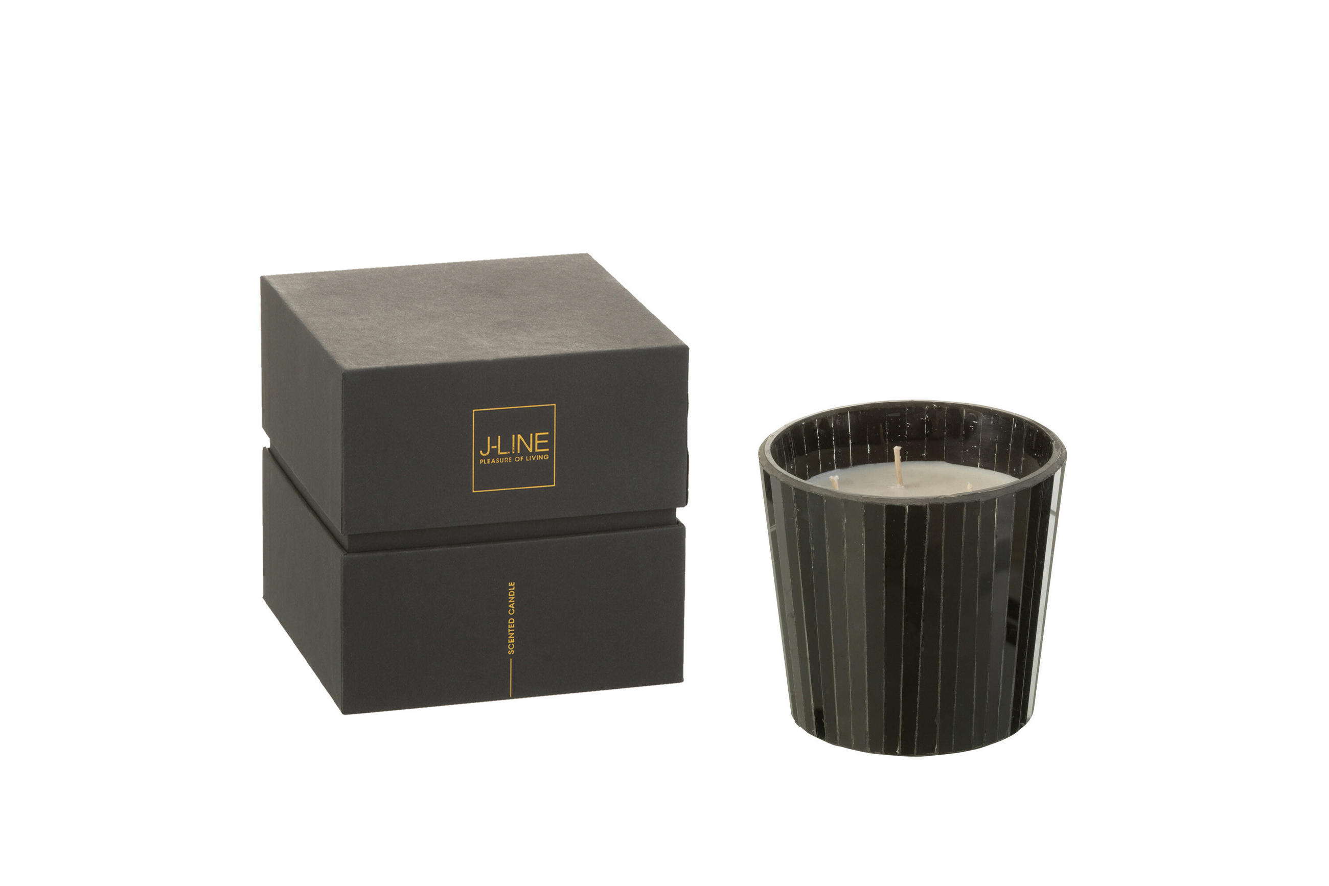 DUFTKERZE NOA - Schwarz - S - 35 Std. - Schwarz, Paraffin (12/11.5cm) - J-Line