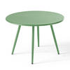 GARTEN-LOUNGETISCH, Kaktusgrünen - Dunkelgrün, Metall (90/50/34cm) - Oviala