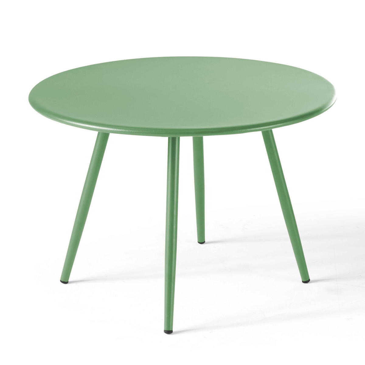 GARTEN-LOUNGETISCH, Kaktusgrünen - Dunkelgrün, Metall (90/50/34cm) - Oviala