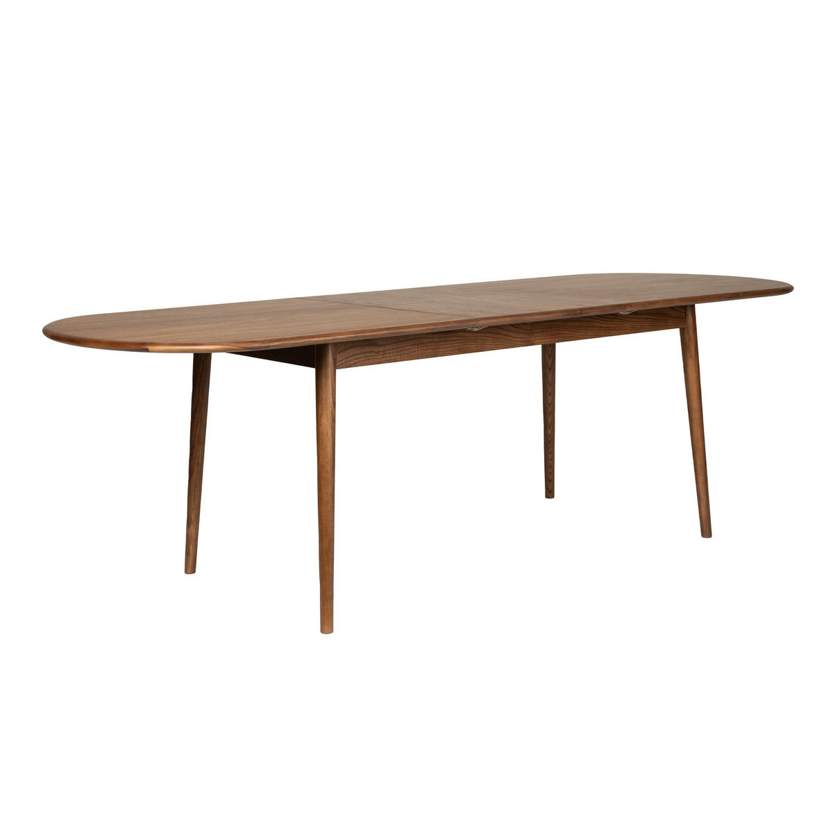 ESSTISCH Twist Ausziehbarer 185/240x90 cm Walnuss - Braun, Holzwerkstoff (240/90/76cm) - Zuiver
