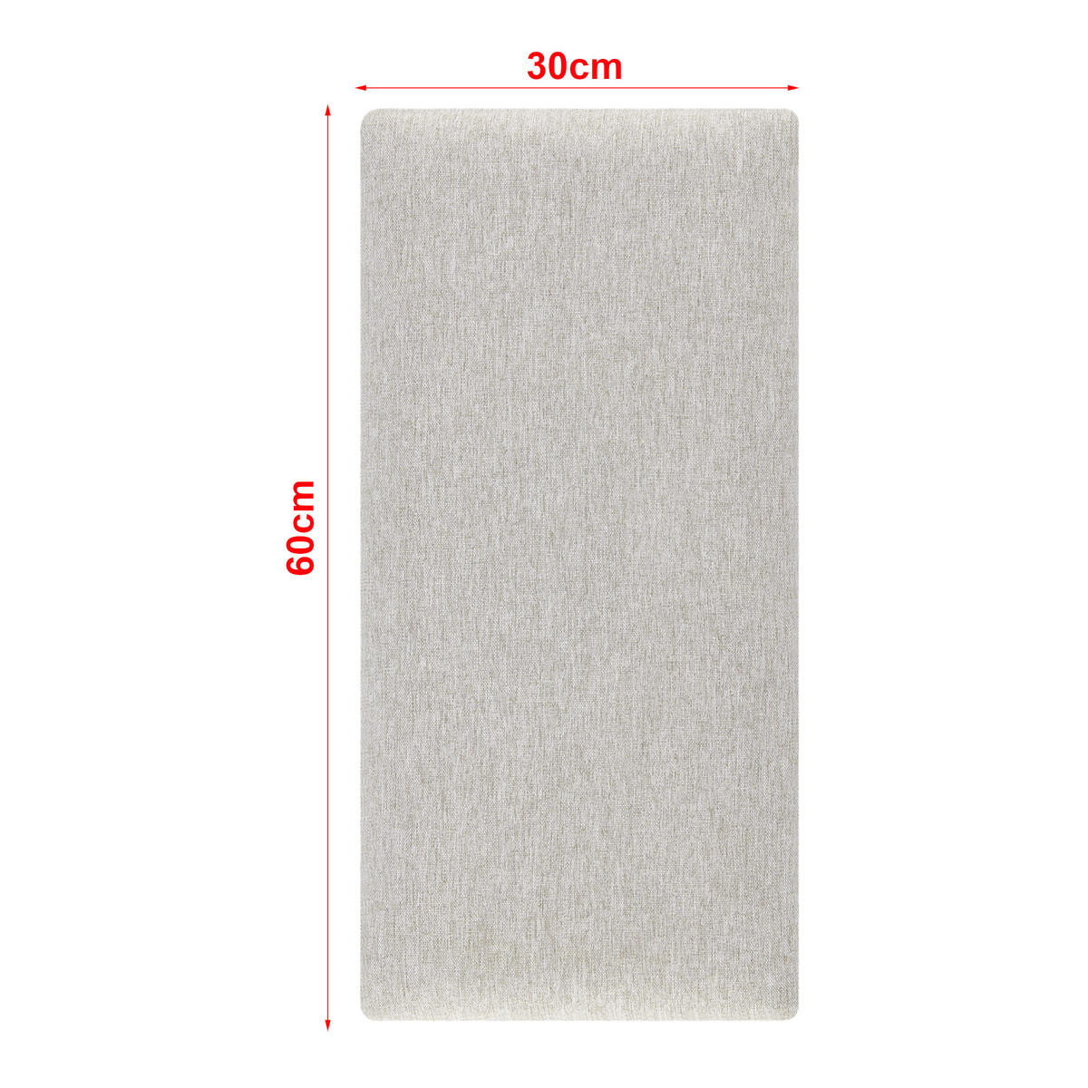 KOPFPOLSTER-SET 3 TLG. Carpino - Grau, Textil (3/30/60cm) - [neu.haus]