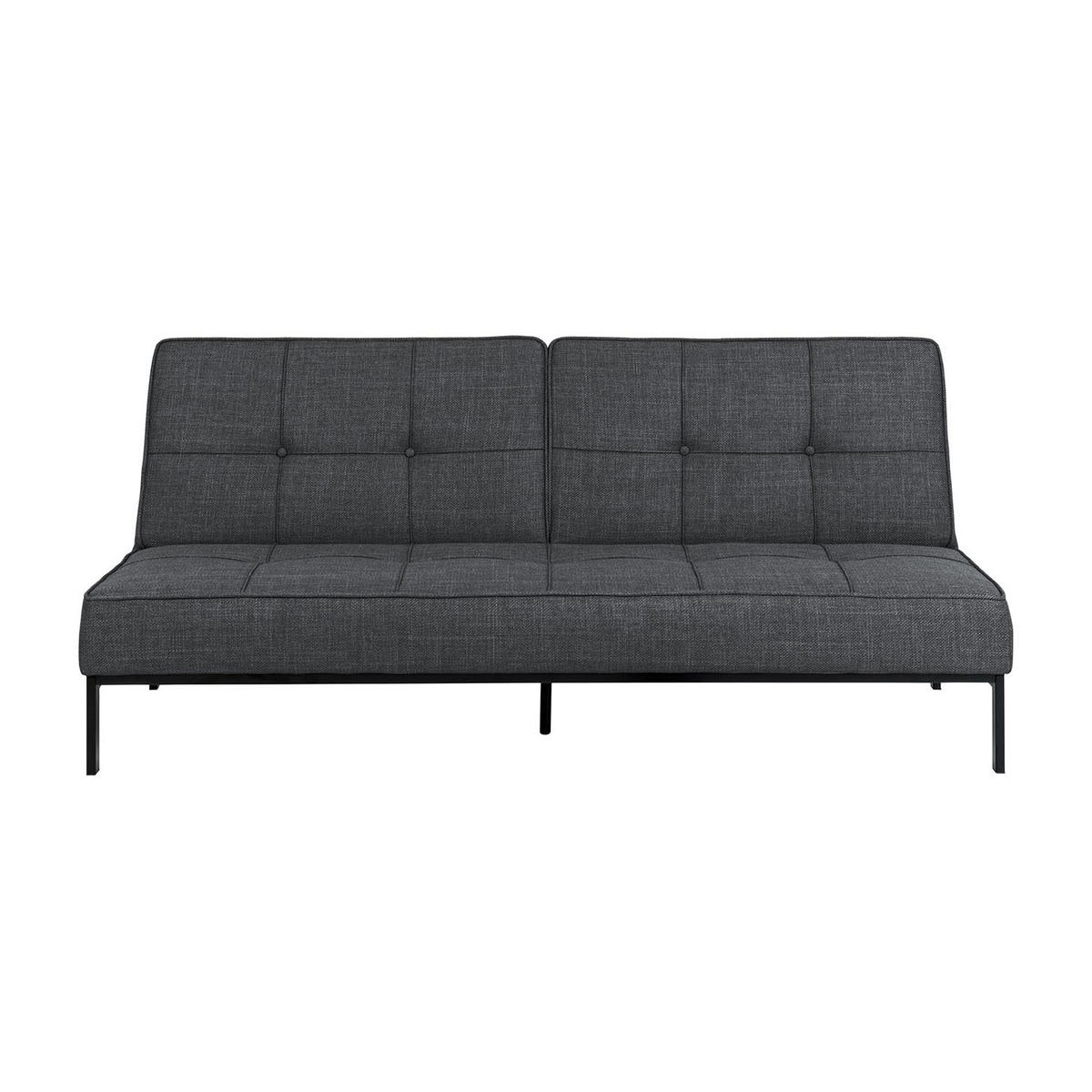 SCHLAFSOFA grau - Grau, Holzwerkstoff (198/87/95cm) - ebuy24