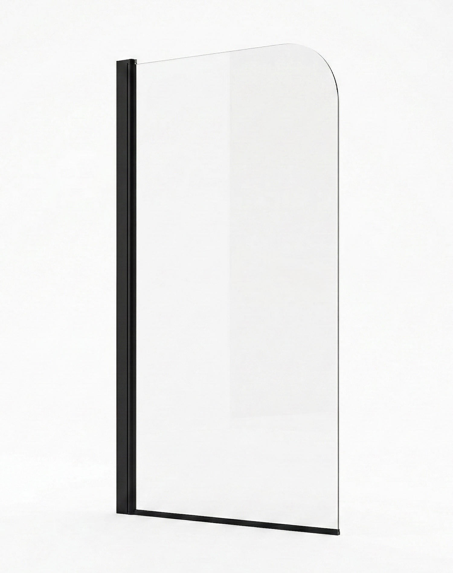 BADEWANNE Torino 1 Teil cm Schwarz - 60 x 140 cm - Schwarz, Glas (60/140cm) - Badplaats