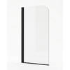 BADEWANNE Torino 1 Teil cm Schwarz - 60 x 140 cm - Schwarz, Glas (60/140cm) - Badplaats