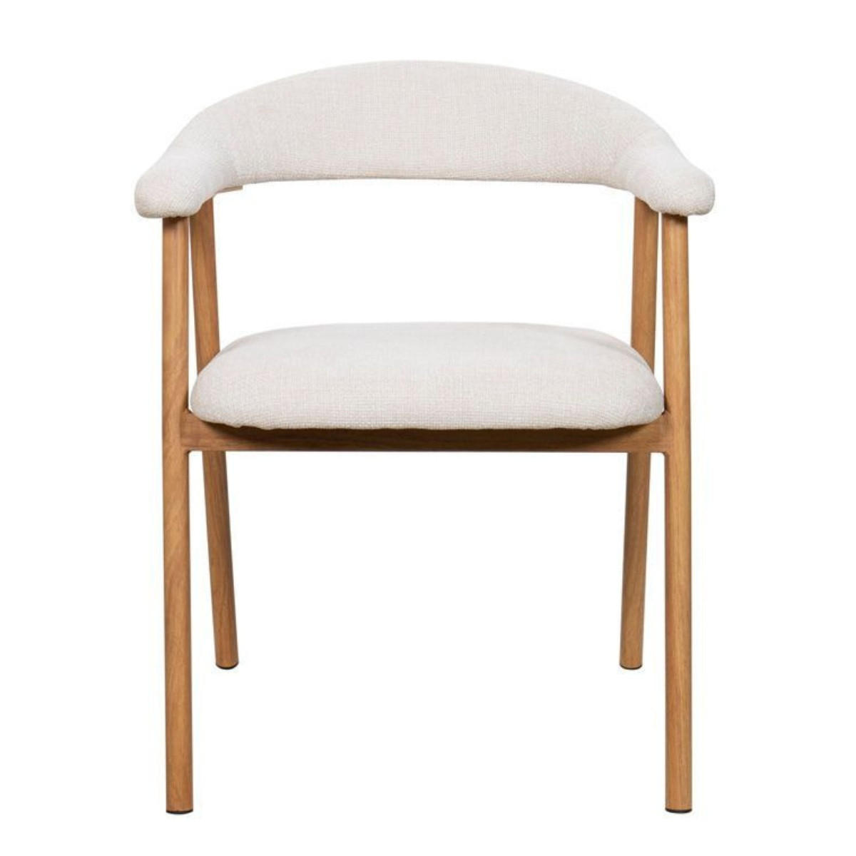 ESSZIMMERSTUHL 2er Set 2er-Set aus Stoff, beige/natur - Braun, Textil (56/76/54cm) - Giga Meubel