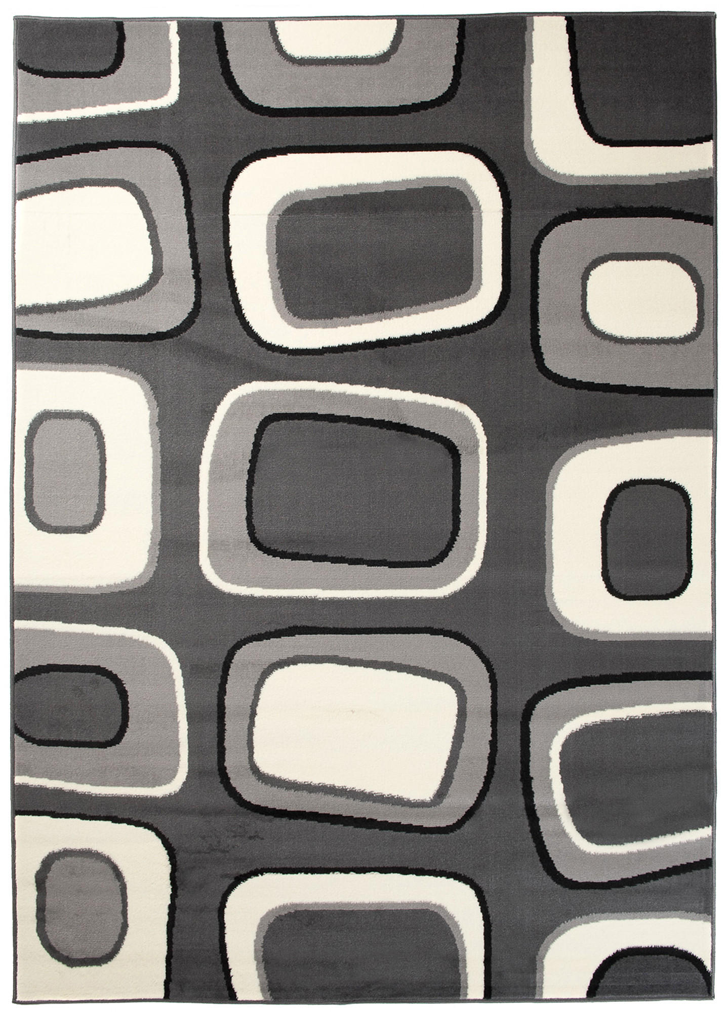 Tapiso Teppich Dunkelgrau 130x190 cm