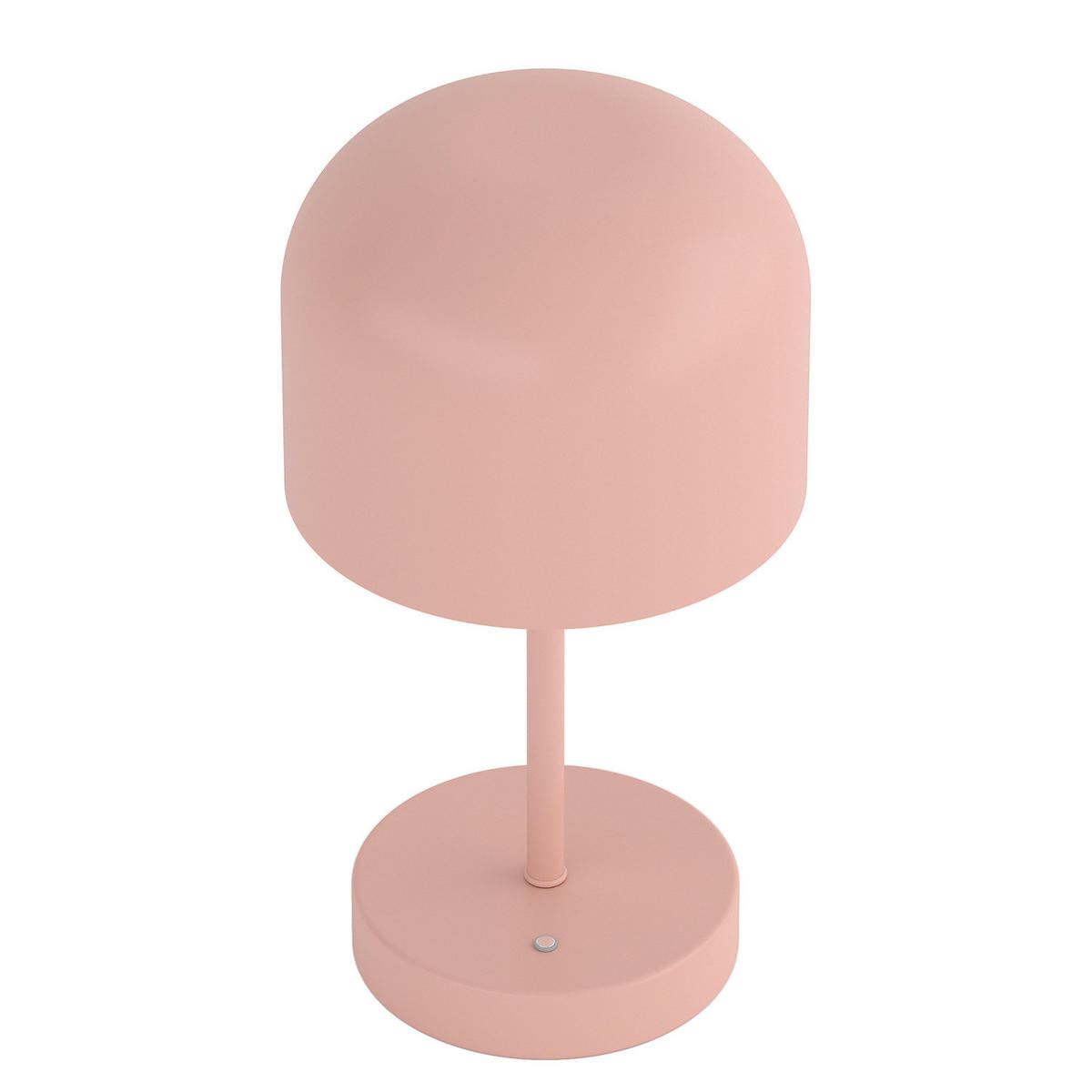 AKKU-TISCHLEUCHTE - Eisen / Kunststoff - Dimmbar - Rosa, Metall (13/13/25cm) - home24