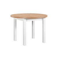ESSTISCH Poli 4, 100-180 cm, artisan - Eiche Artisan/Weiß, Holz (180/100/76cm) - Leaf Design