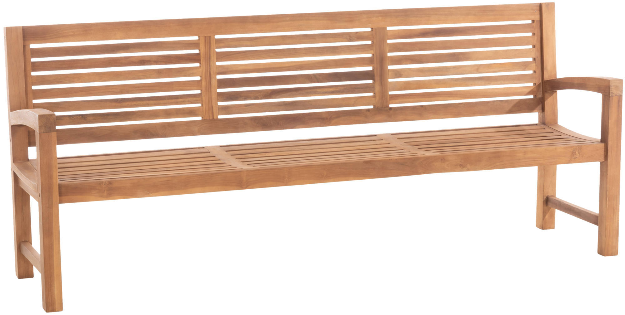 GARTENBANK 220/59 cm Holz teak - Teakfarben, Holz (220/92/59cm) - CLP