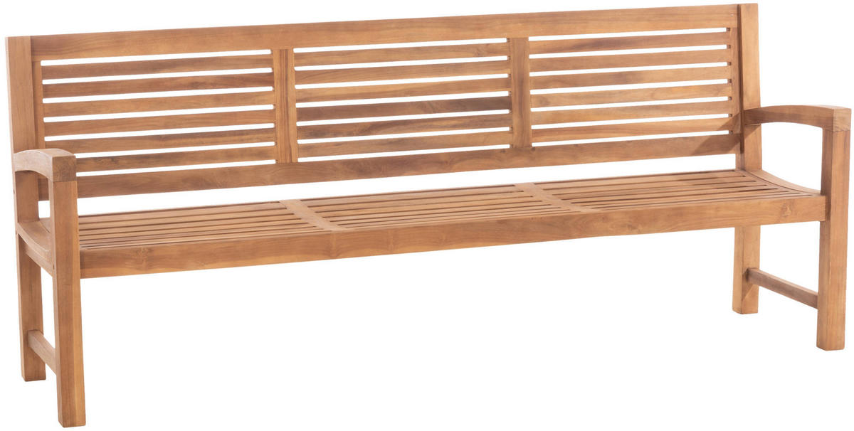 GARTENBANK 220/59 cm Holz teak - Teakfarben, Holz (220/92/59cm) - CLP
