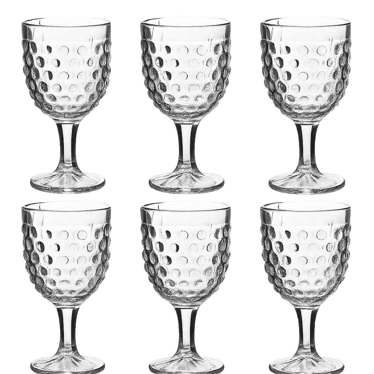 WEINGLAS Elise 6er Set Transparent 23.5/16/16 cm Glas - Transparent, Glas (0.28L) - Mondex