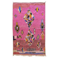 BERBERTEPPICH aus reiner Wolle 196x 312 cm - Pink, Naturmaterialien (196/312cm) - AFK Living