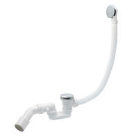 BADEWANNENABLAUF – (65 cm) G 1 1/2 Zoll - Weiß, Kunststoff (39/10.5/31cm)