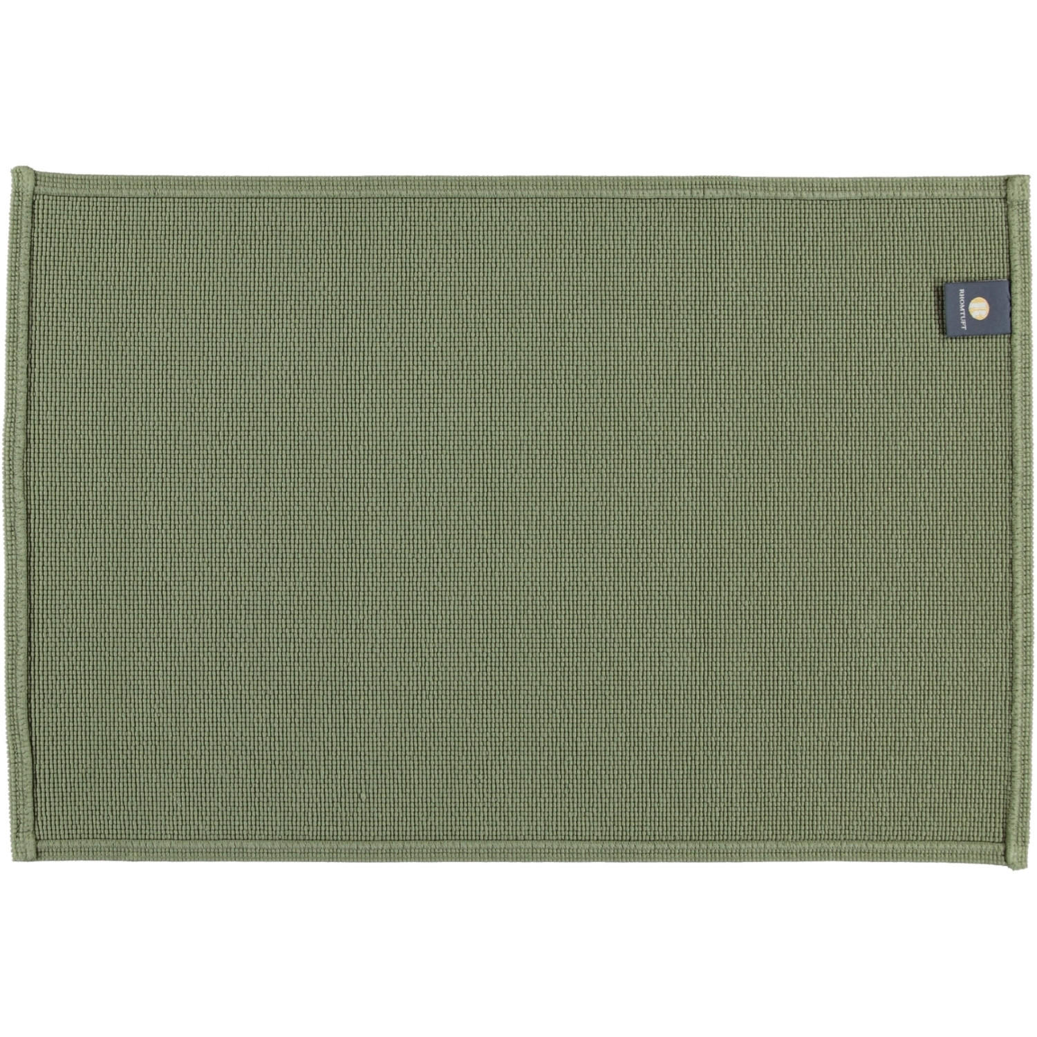 BADEMATTEN PLAIN OLIVE - 404 - Olivgrün, Textil (60/90cm) - Rhomtuft