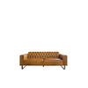 SOFA NILO Braun Leder - Braun, Leder (219/77/86cm) - KAWOLA
