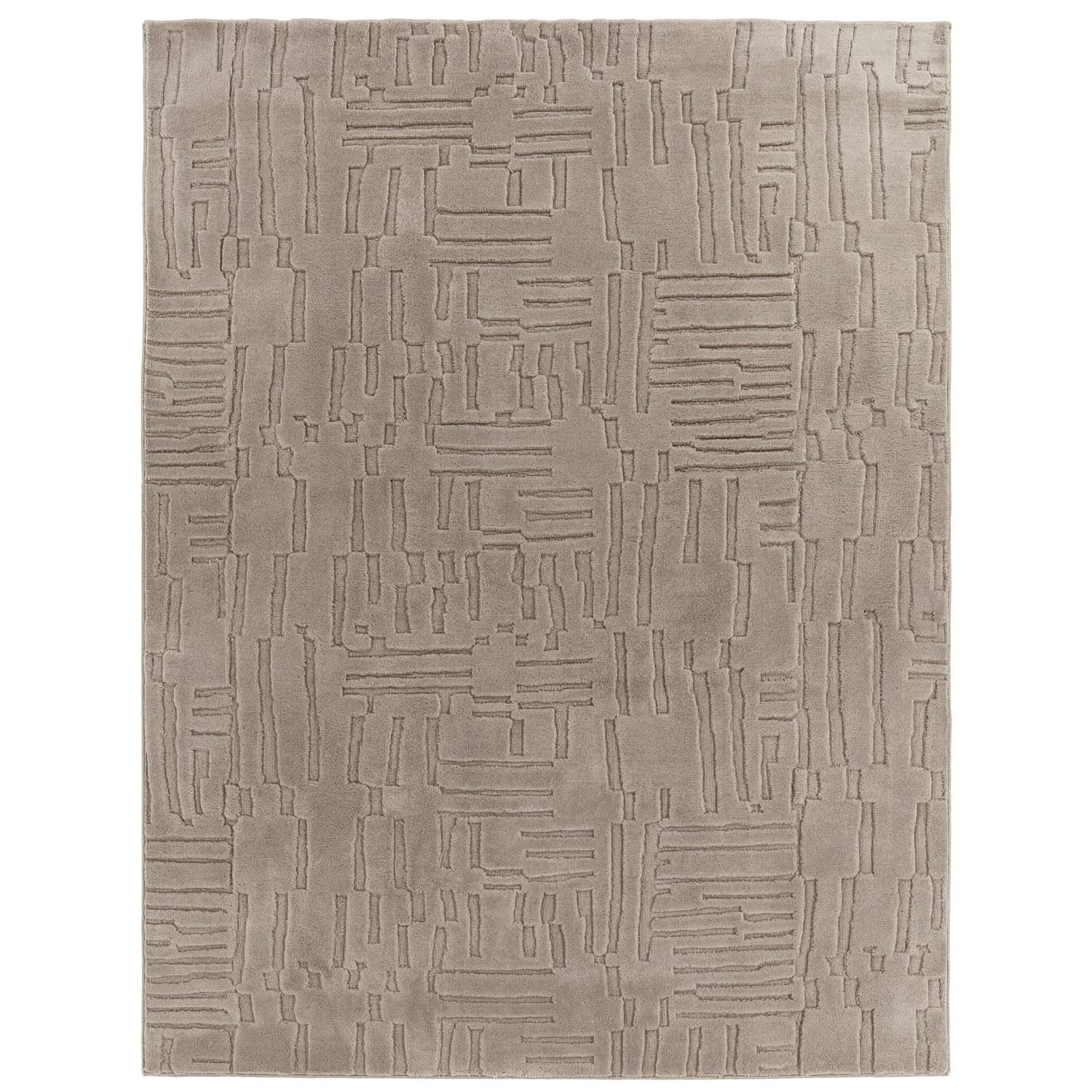 HOCHFLORTEPPICH 200/280 cm Tokio 476 - Taupe, Kunststoff (200/280cm) - Paco Home