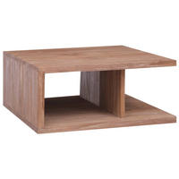 COUCHTISCH 70 x 70 x 30 cm Massivholz - Braun, Holzwerkstoff (70/70/30cm) - furnicato
