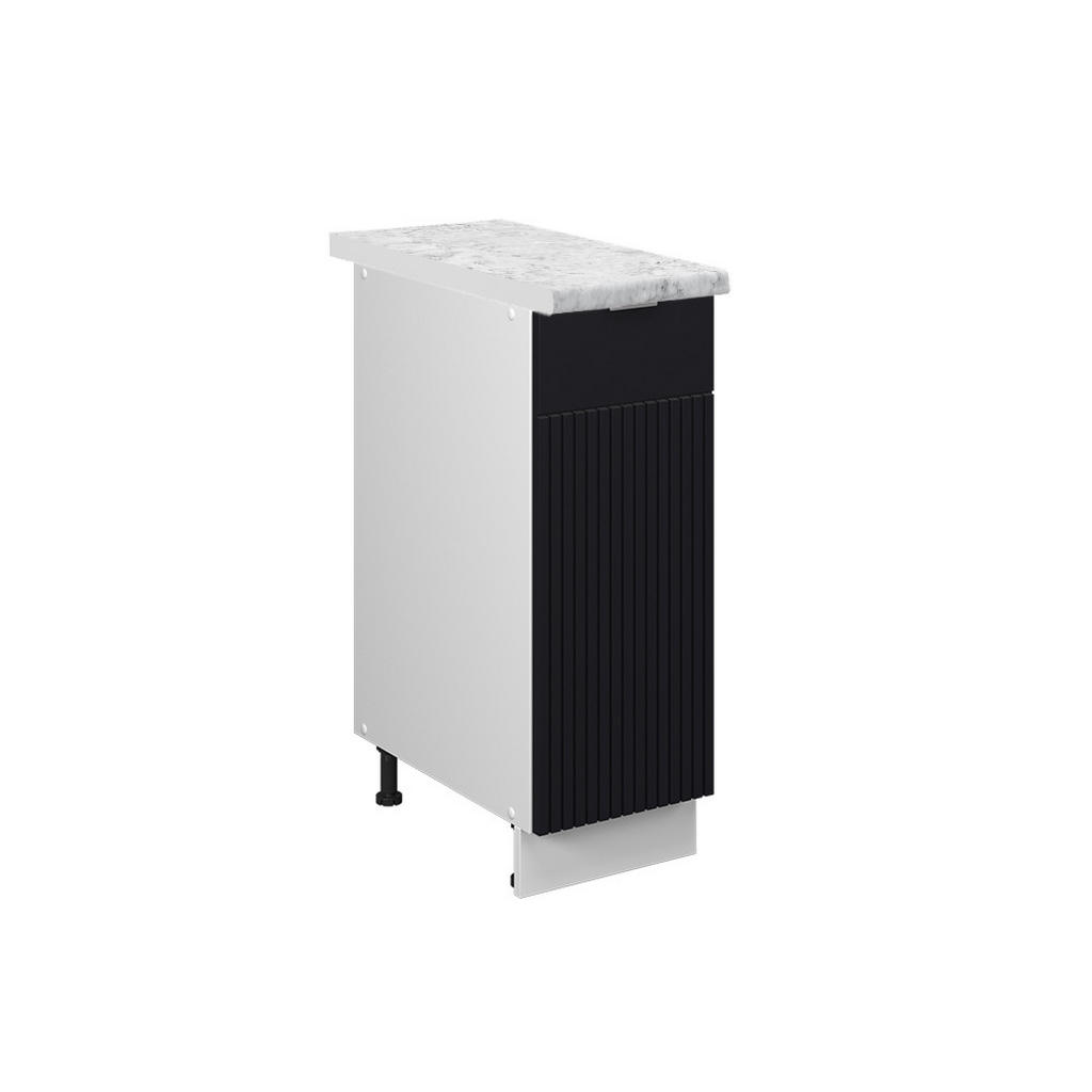 Vicco LÉKÁRNIČKOVÁ SKŘÍŇKA Fame-Line Černý pruhovaný 30 cm , PD Mramor