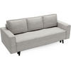 3-SITZER SOFA Monte mit Schlaffunktion beige - Beige, Textil (225/73/95cm) - Beautysofa