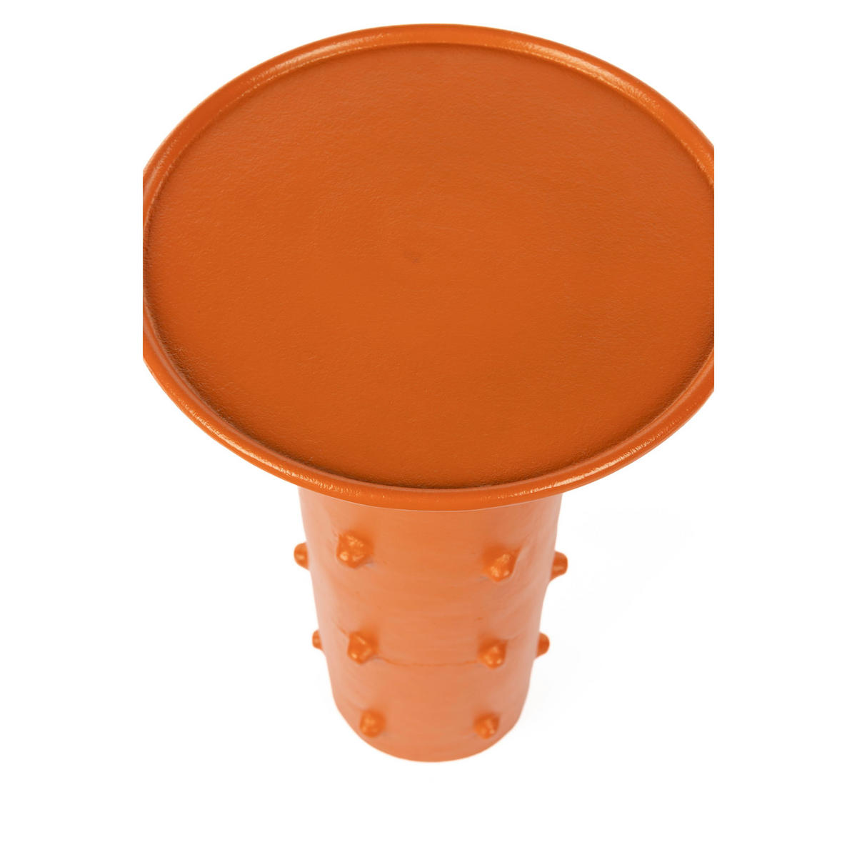 BEISTELLTISCH Pinch Me Rond 33 cm Oranje - Orange, Metall (33/33/55cm) - Bold Moneky