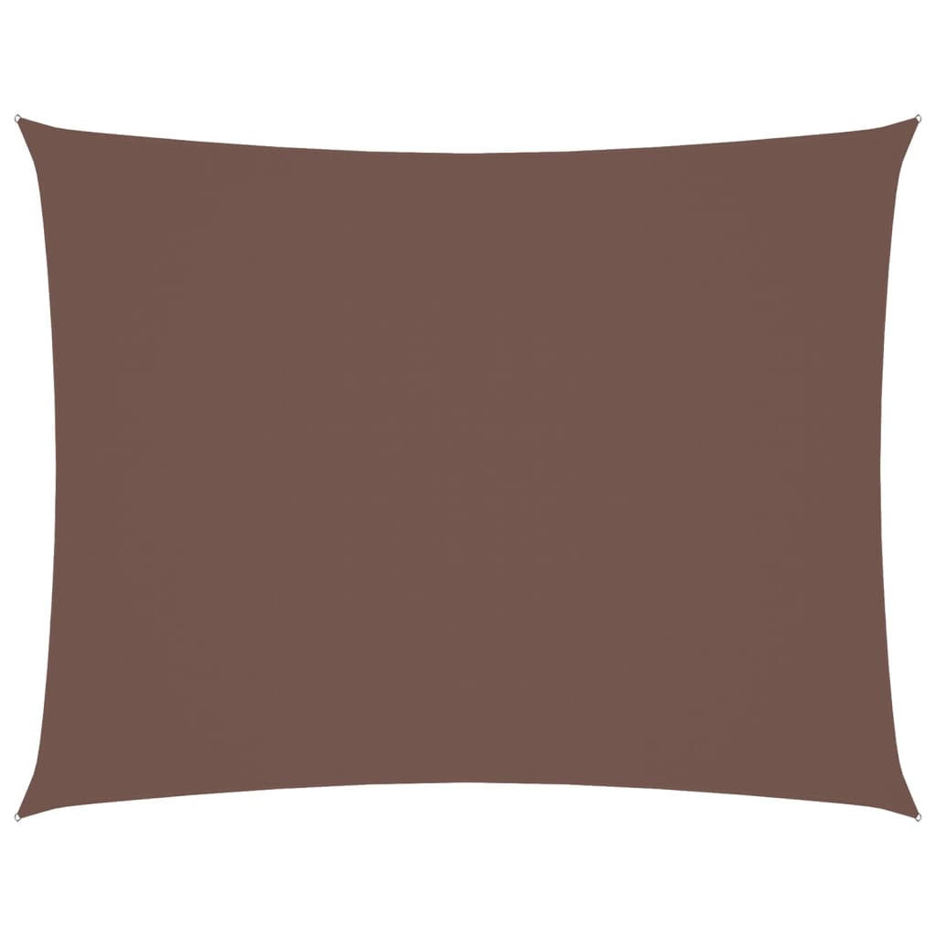 SONNENSEGEL Oxford-Gewebe Rechteckig 3,5x5 m Braun - Braun, Textil (500/350cm) - furnicato