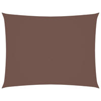 SONNENSEGEL Oxford-Gewebe Rechteckig 3,5x5 m Braun - Braun, Textil (500/350cm) - furnicato