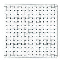 SERVIERPLATTE Bossa Nova, 2er Set, Kristallglas, 21 cm - Transparent, Glas (21/21/1.8cm) - Nachtmann