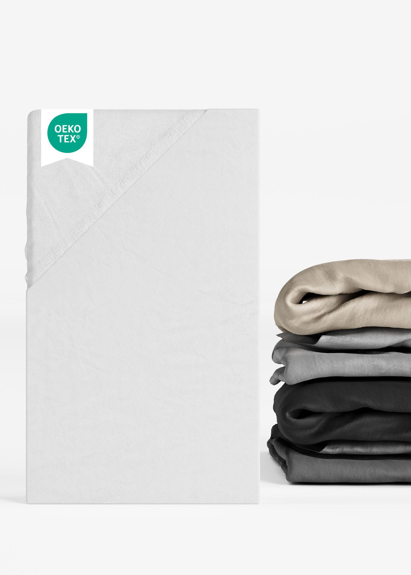 SPANNBETTLAKEN 75x100 cm Jersey weiß | Spannbetttuch für Laufgitter & Babymatratzen - Weiß, Textil (75/100cm) - Sämann – make a difference.