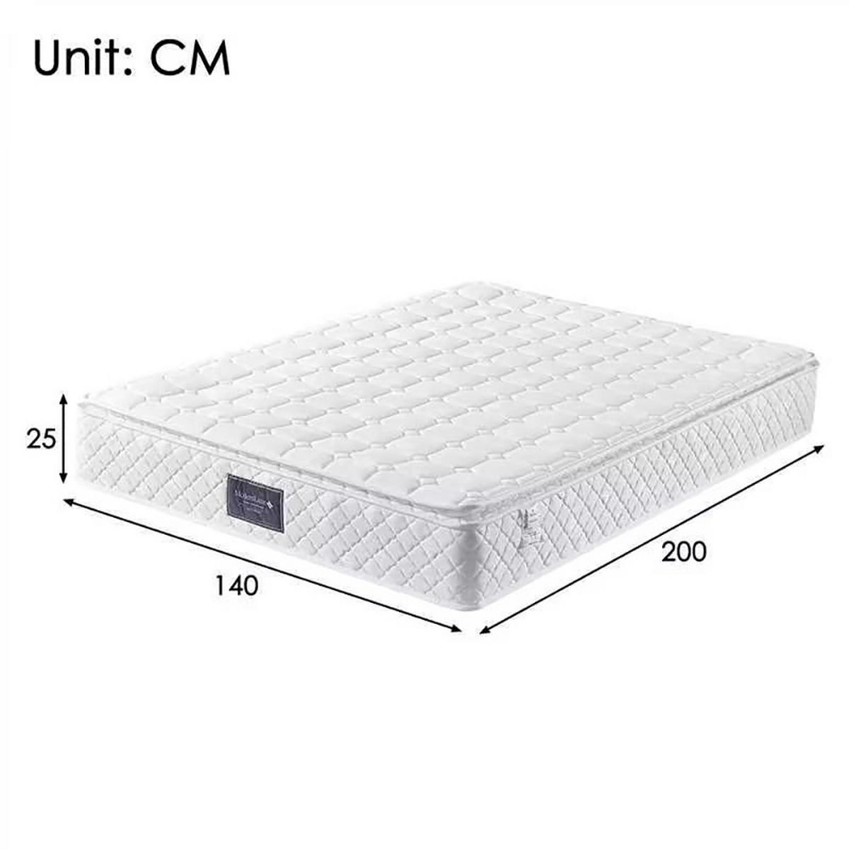 KLÄDD SÄNG 90/200 cm i grått linne med USB Typ C-laddningsfunktion, huvudgavel - Grå, Trä/Textil (90/200cm) - KOMHTOM