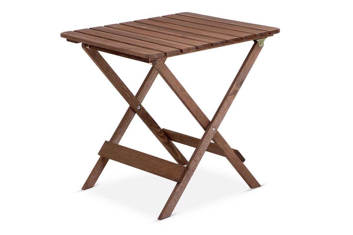 BALKONMÖBEL MELES für 2 Personen, braun - Braun, Holz - KONSIMO®