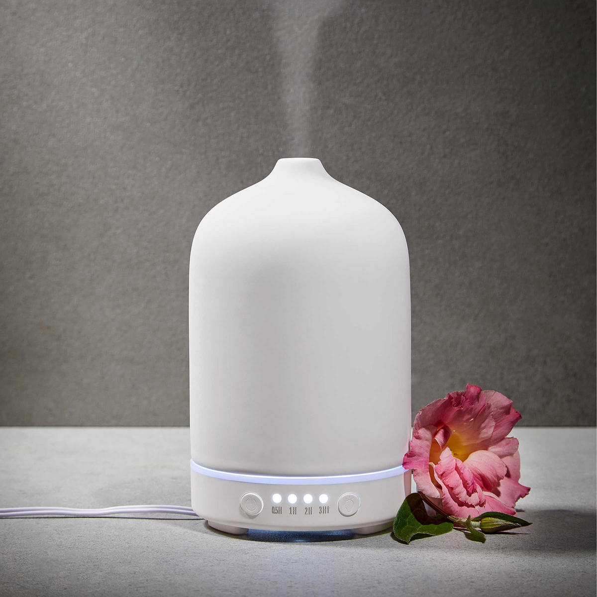 AROMA-DIFFUSER Cloud Nine - Weiß, Keramik (9/16/9cm) - Butlers