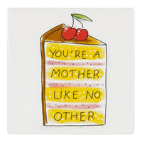 FLIESE Muttertag - Du bist eine Mutter wie keine andere in Bunt - 13cm - Multicolor, Keramik (13/0.5/13cm) - Blond Amsterdam