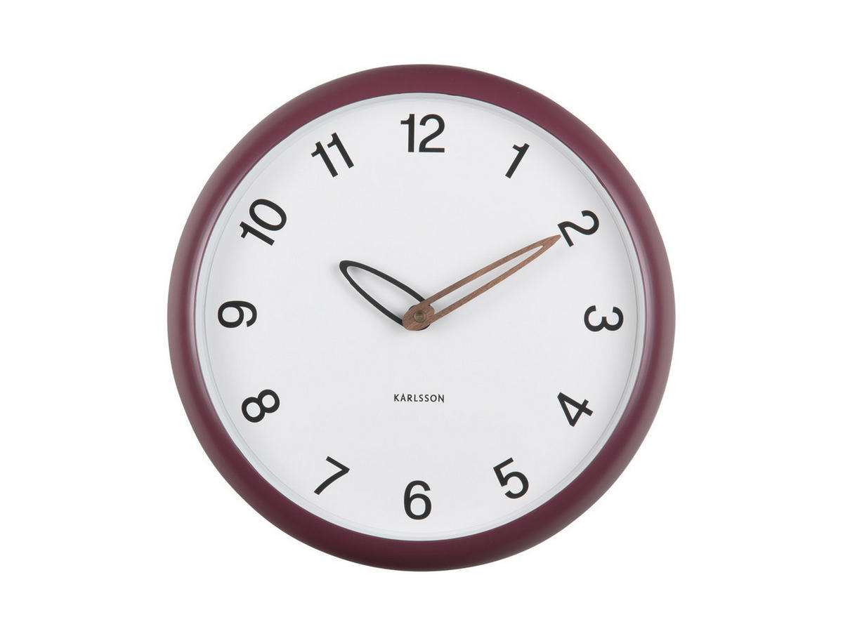 WANDUHR Bella 4/30/30 cm - Lila, Kunststoff (30/30/4cm) - Karlsson