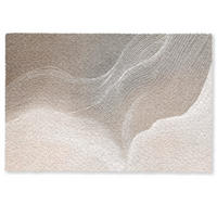 ROHOŽKA Vlnovky - Vzdušné prúdy - Harmonické 60x40 cm - béžová, plast (60/0.4cm) - MuchoWow