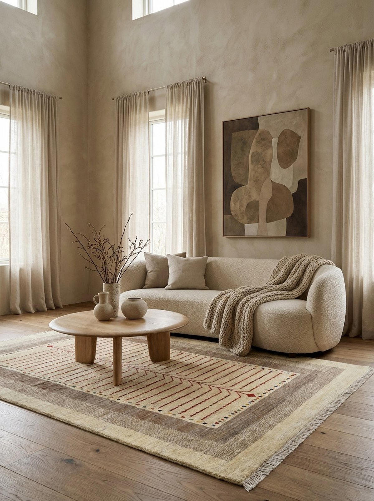 GABBEH-TEPPICH handgeknüpft Sonnat Beige 198/147 cm Schurwolle - Beige, Textil (147/198cm) - Looma
