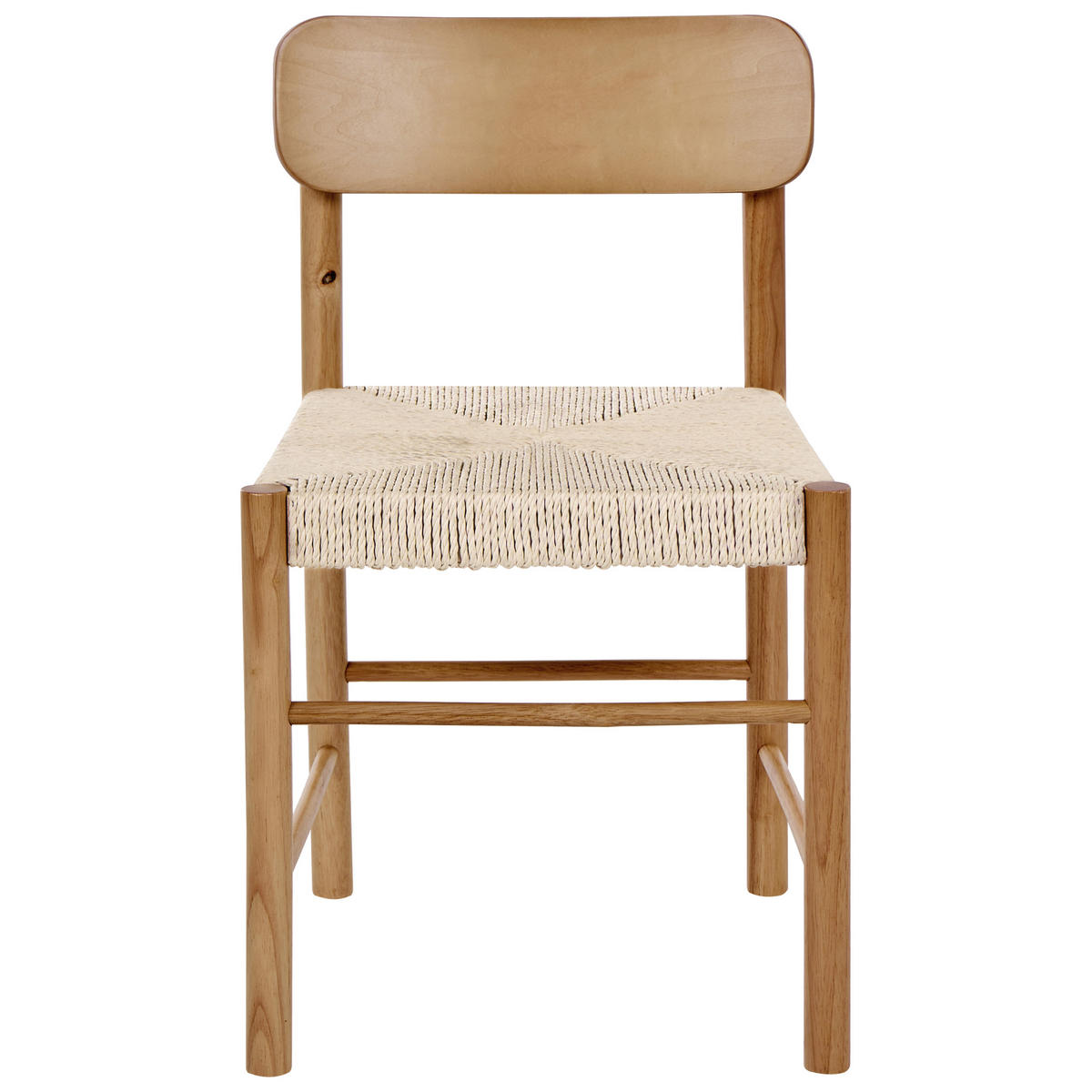 ESSZIMMERSTUHL 2er-Set Holz Braun Digne - Braun, Holz (46/75/46cm) - Beliani