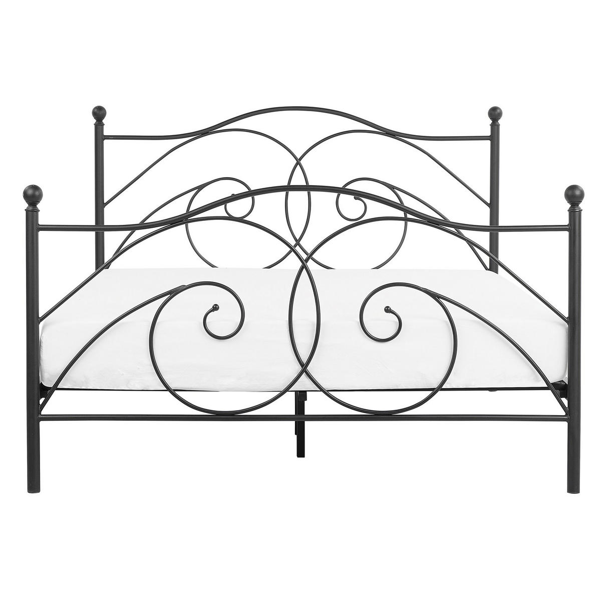 METALLBETT 140/200cm Schwarz Dinard - Schwarz, Metall (140/200cm) - Beliani